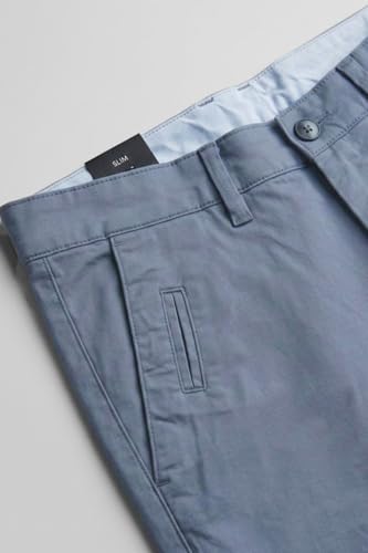 Image of Louis Philippe Men's Slim Fit Cotton Blend Solid Casual Shorts with Stretch