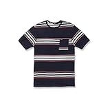 Volcom Men's Warsaw Short Sleeve Striped Shirt, Navy, Large, Navy, Large Volcom Men's Warsaw Short Sleeve Striped Shirt, Navy, Large, Navy, Large