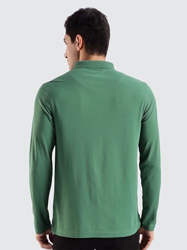 Image of STELLERS Men's Full Sleeve Polo T-Shirt | Feather Touch Feel | Odour Resistant | Wrinkle Free | Quick Dry | Stretchable | Lightweight | Anti-Static | UV Resistance | Anti-Microbial