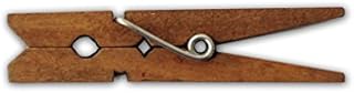 LWR CRAFTS Wooden Small Clothespins 1-7/8" 4.8cm 50 Pieces Per Pack (Jacobean)