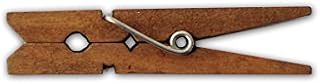 LWR CRAFTS Wooden Small Clothespins 1-7/8" 4.8cm 50 Pieces Per Pack (Jacobean)