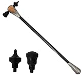 Professional Car Dent Repair Hammer Tool with Leather Head, Metal Body Leveling Kit with Interchangeable Tips