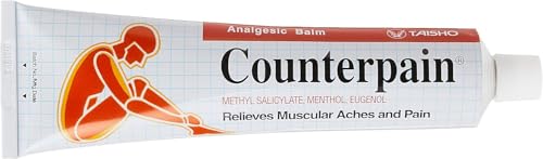 Counterpain® Warm Balm for Temporary Relief of Minor Muscular Aches and Pain, Methyl Salicylate, Levomenthol, Eugenol, Made in Indonesia