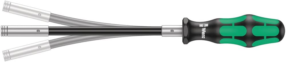 Wera 05028161001 393 S Extra Slim Bit Holder with Flexible Shaft 1/4 Inch x 173.5 mm