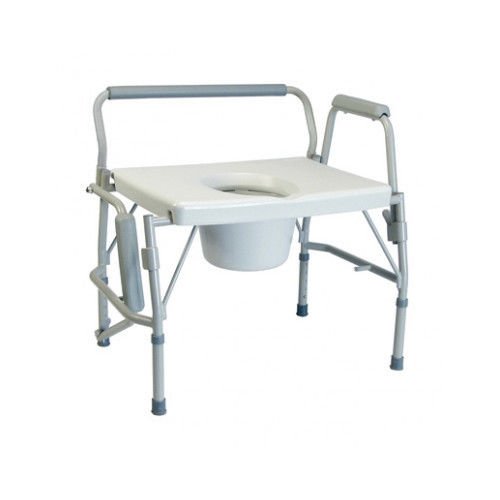 Graham Field 6438AL Imperial Collection 3-en-1 Steel Drop Arm Commode