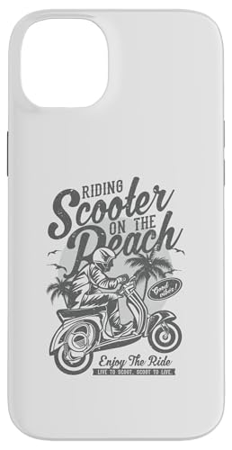 �r�[�`�ɏ��X�N�[�^�[ ���g�� ���B���e�[�W �A���e�B�[�N���X�^�C�� �f�U�C�� �X�}�z�P�[�X iPhone 14 Plus �p