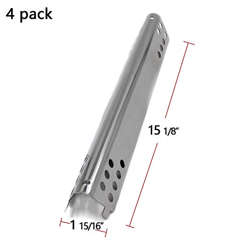 Hongso Grill Replacement Parts for Charbroil Advantage 4 Burner 463240015 463344015 463433016 463432215 466433016 469432215 Gas Models, Included Heat Plates, Burners, Adjustable Crossover Tube - Thumbnail 2