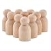Wood Doll Bodies - Little Baby / Game Pawn 1-1/8 inch - Bag of 10