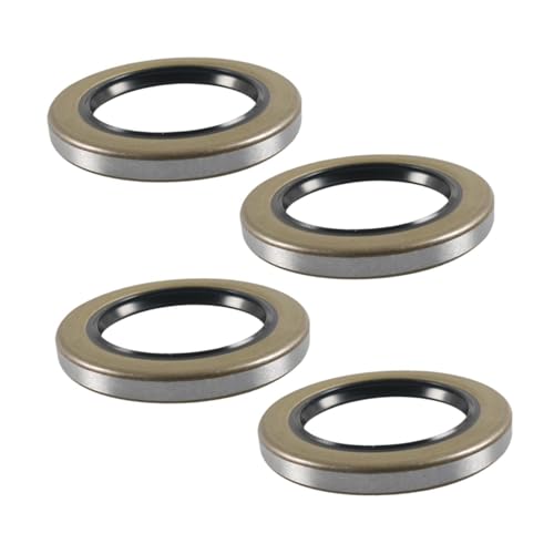 Lot de 4 joints de graisse à double lèvre 01003600 haute performance pour bateau, camping-car, remorque 8,6 x 0,9 cm