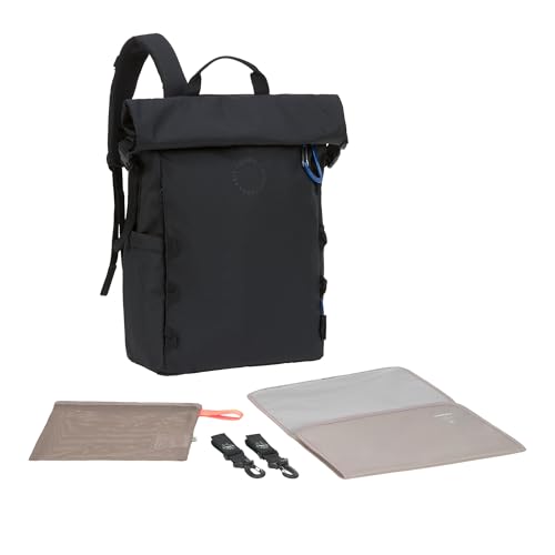 Sac à dos à langer imperméable avec tapis et attache poussette