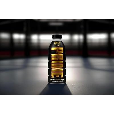 Prime Hydration Drink, UFC 300 Edition, 16.9oz, Single Bottle