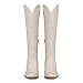CELNEPHO Cowboy Boots For Women Knee High Western Boots With Classic Embroidered Chunky Heel Slip On Zipper Square Toe Fashion Cowgirl Tall Boots For Women