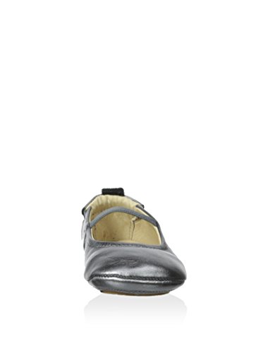 Old Soles Kid's Luxury Ballet Flat, Rich Silver, 22 M EU/6 M US Toddler2