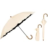 Wpc. 日傘UVO折りたたみ傘フリル ベージュ UVO2F-012親骨50cm Amazon.co.jp: Wpc. 最強の日傘 UVO(ウーボ)折りたたみ傘／2段