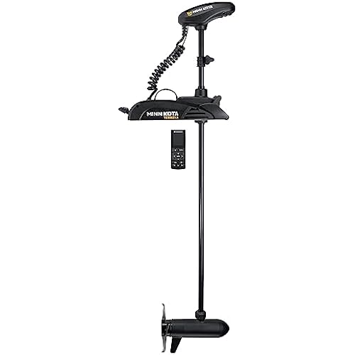 Minn Kota Terrova Bow-Mount Electric Trolling Motor with GPS, Spot-Lock – 80 Lb. Thrust, 60 In. Shaft, Freshwater