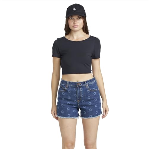 Volcom Haut à Manches Courtes évitez la chaleur avec cette chemise femme fluide et légère