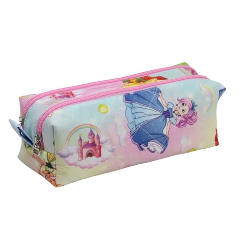 Estojo duplo Princesas rosa