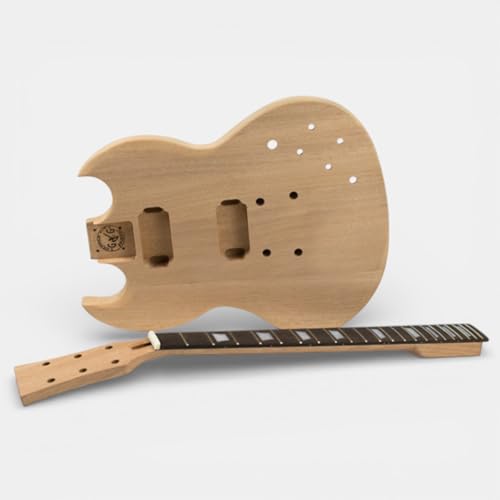 The Guitar Kit Fabric Guitar Kit - SG Gold, Rosewood