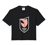 NWSL Angel City FC Sol Rosa Crest Comfort Colors Crop Top