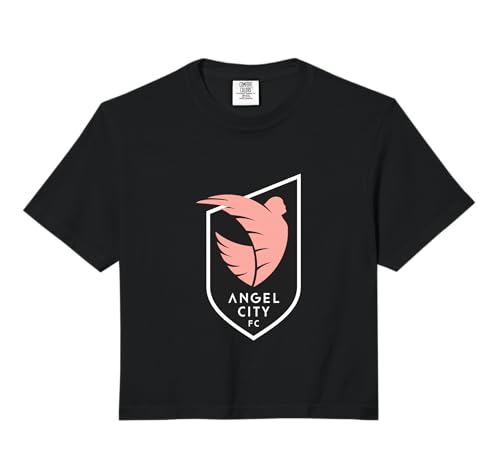 NWSL Angel City FC Sol Rosa Crest Comfort Colors Crop Top