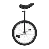 Apriltop Einrad 20 Zoll Erwachsene, Gleichgewichtstrainingeinrad Höhenverstellbar 78-90cm, Unicycle Balance Training für 1,55-1,75m, Ergonomischer Sattel für Anfänger & Profis (Schwarz)