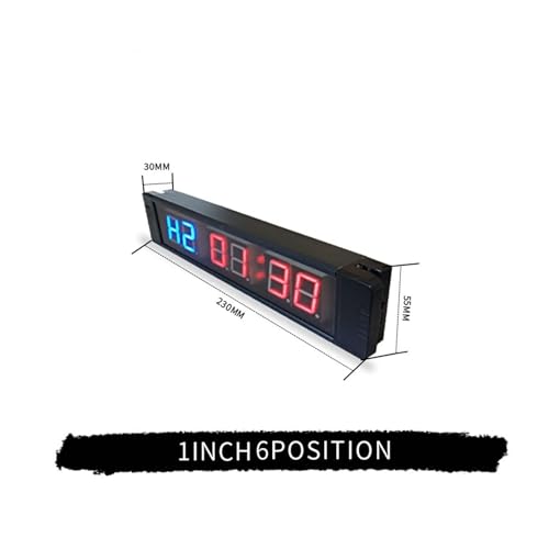 Temporizador digital 2 piezas con control remoto para gimnasio miniatura 3