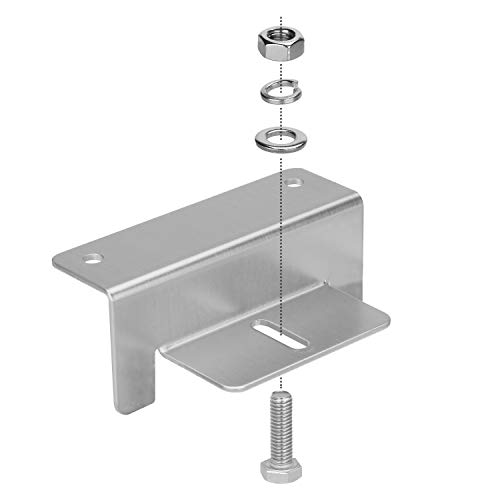 image for Ansxiy Solar Panel Mounting Brackets, Solar Panels Z Bracket Kit with 