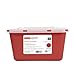 Dynarex Sharps Container - Biohazard Multiple-Use Needle Disposable - Puncture Resistant - One Handed Use - 1 Gallon