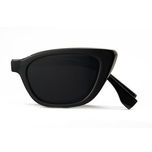 Cyxus Folding Sunglasses Cat Eye for Women Men UV400 Protection Ultralight Easy Carry Foldable Sunglasses 11513