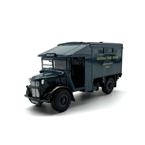 Ambulance à charbon Austin-K2 miniature, cadeau souvenir nostalgique 1:76