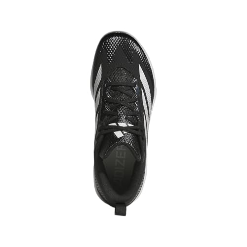 adidas Women's Adizero Instict TPU 2.0 Softball, Black/White/Silver Metallic, 10 by adidas - Image 3