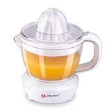 Beaucoup de jus - Cet extracteur de jus peut tourner dans 2 directions et dispose de 2 cônes de pressage différents : 1 rond pour les oranges et 1 cône plus pointu pour les citrons. Cela optimise la quantité de jus.