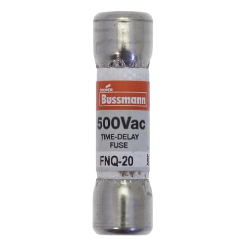 Fusible FNQ-20 Cooper Bussmann de type midget cartouche 20 ampères 500V
