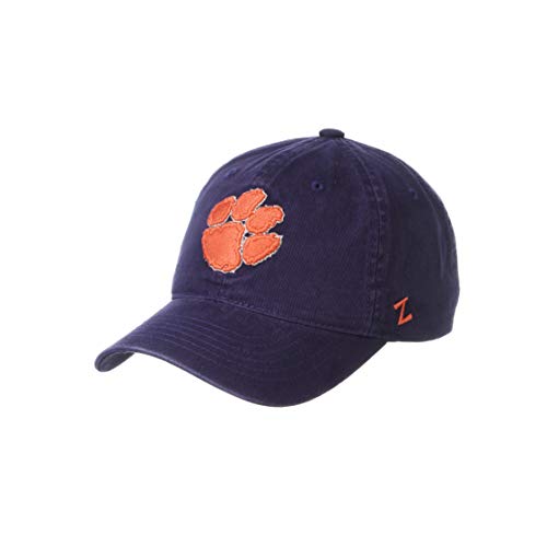 NCAA Clemson Tigers Mens Adjustable Scholarship Hat Secondary Color, Clemson Tigers Purple, Adjustable