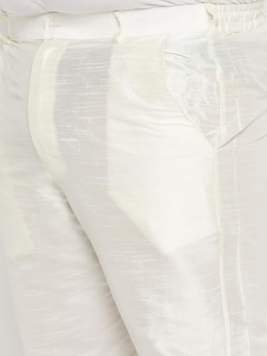 Image of Vastramay Plus Men's Silk Blend Kurta Pyjama Set