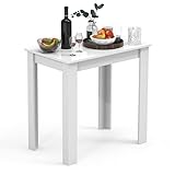 Altezza (cm): 76 VCM Tavolo da Pranzo in Legno Tavolo da Cucina Esal 80 x 50 cm Tavolo da Pranzo in Legno Tavolo da Cucina Esal 80 x 50 cm Bianco