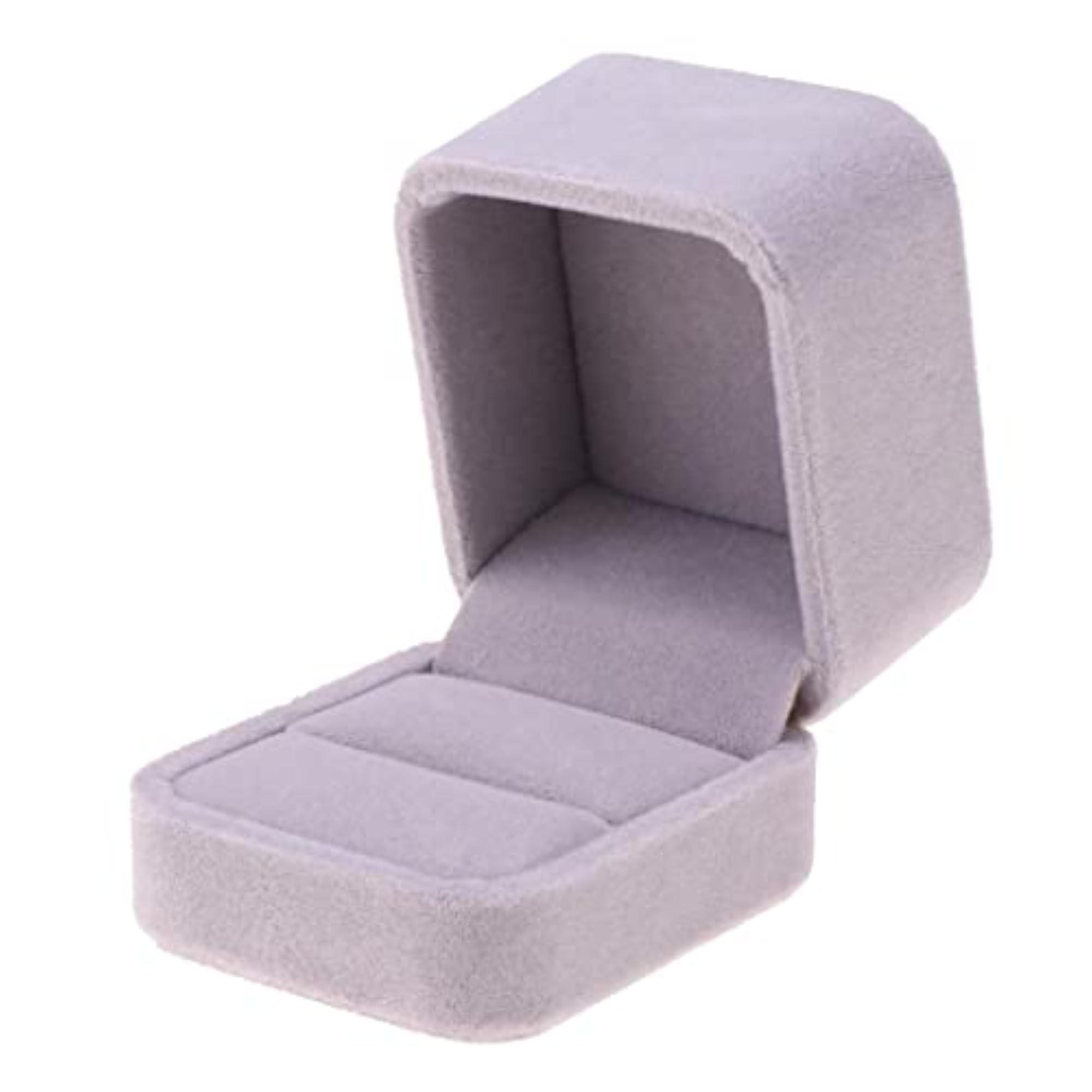 Velvet Engagement Wedding Earring Ring Display Box