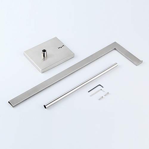 Gerzwy Toilet Paper Holder Free Standing With Reserve, Sus 304 Stainless Steel Lavatory Tissue Roll Holder Floor Stand Storage Brushed Finish Dzy004-Ls #TOP3