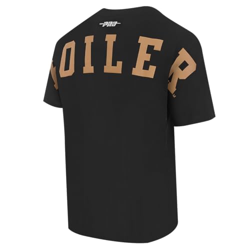 Mens College Purdue University Wingspan Short Sleeve Tee Black S by Pro Standard - Used condition - Image 2