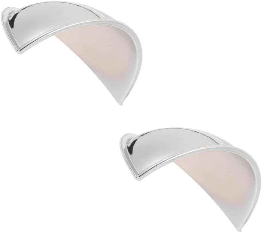 Gadpiparty 2pcs Home Squat Toilet Splash Guard Baffle Urine Shield for Public Restrooms and Home Use Smooth Edges for Safety Easy Installation Abs Plastic Finish