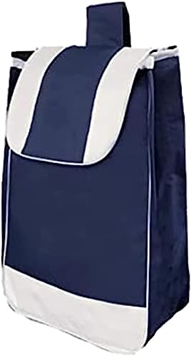Stafeny Einkaufswagen-Ersatztasche, tragbar, wasserdicht, Oxford-Stoff, Einkaufswagen, Taschen, Trolley-Zubehör (blau)