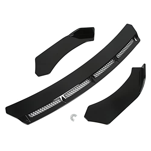 Kit Lèvre Spoiler Avant Pour Peugeot 307 - 2 Pièces, ABS Noir Brillant - Style Sport