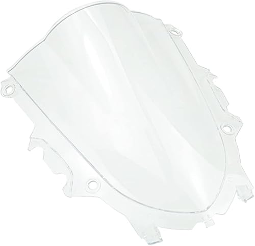 Miniatura 6 de Deflectores de viento de doble burbuja para motocicleta, parabrisas para Yamaha YZF R3 R25 2019 2020 (negro)