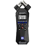 Zoom H1essential- Registratore Stereo Digitale, Registratore Vocale Professionale con Display OLED 0,96