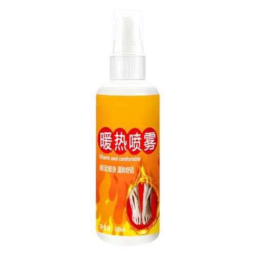 Calentadores De Pie Para Pies | 100ml Accesorios De Calentamiento De Tobillo Autocalentador,Spray Calentador De Piernas | Para Hogar Oficina Estudiar Trabajar Eventos Al Aire Libre Acampar Viajes