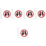 HOMSFOU 30stücke Warnaufkleber Sicherheitswarnhinweise Für Innen Und Außenbereiche Robuste Abziehbare Vinyl-aufkleber Kinderfreundliches Design Zur Gefahrenvermeidung