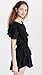 LOVESHACKFANCY Women's Natasha Dress, Black, S
