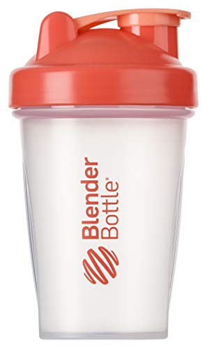 BlenderBottle Classic Shaker Cup/Diet Shaker/Protein Shaker with Blenderball / 590ml - Clear Coral