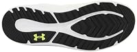 Under Armour Herren Charged Pursuit 4 Großes Logo, Jogging Schuhe mit Dämpfung, leichter & atmungsaktiver Herren Laufschuh, komfortable Sportschuhe für Männer,White / High Vis Yellow / Halo Gray,40 – Ansicht 2