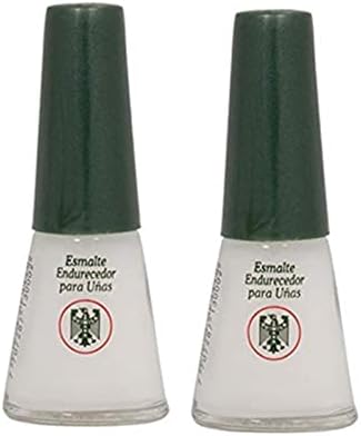 QUIMICA ALEMANA Nail Hardener (protective barrier prevents chipping, peeling and splitting) - Size 0.47 Fl.oz (Pack of 2)